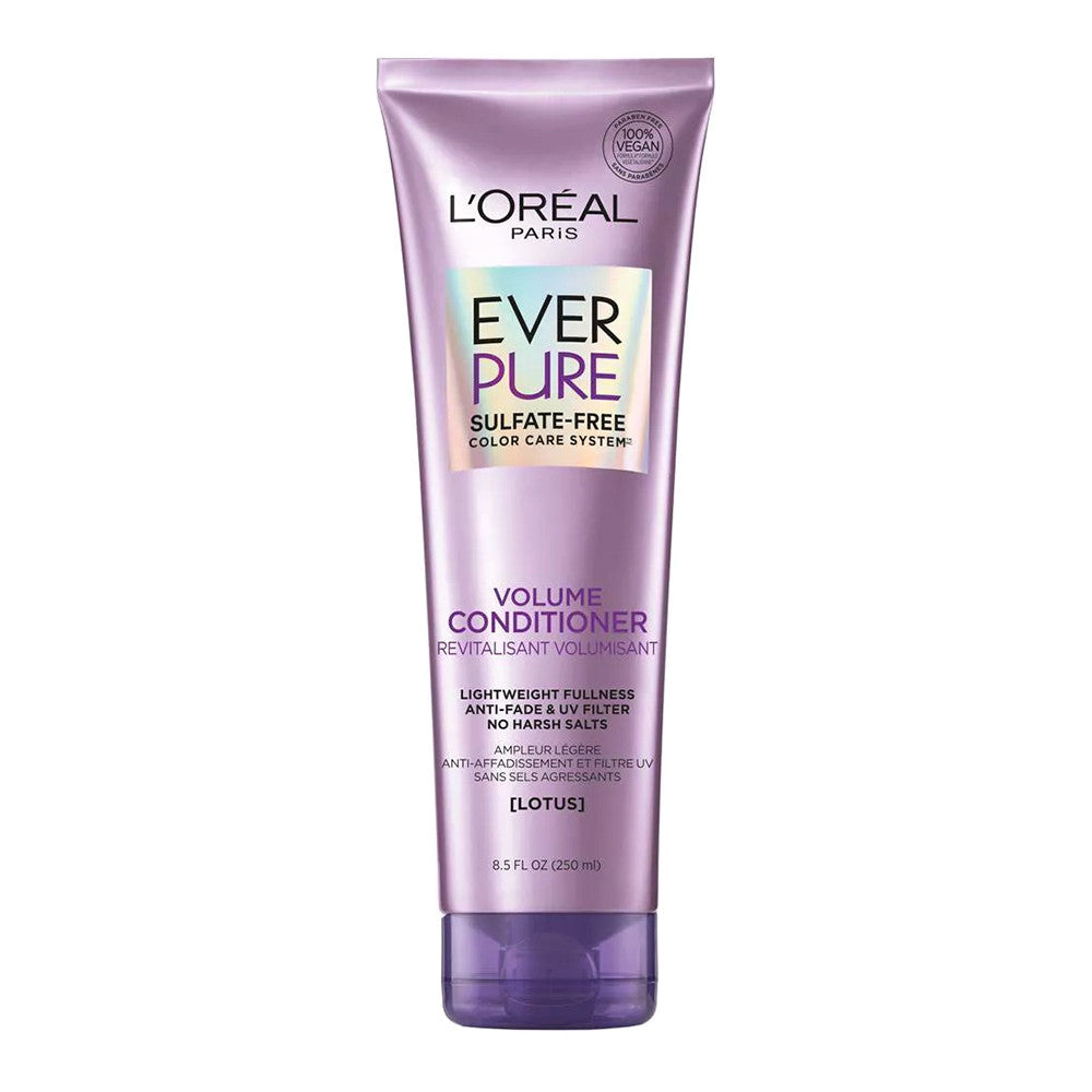 LOreal Paris EverPure Sulfate Free Volume Conditioner, Lotus, 8.5 Oz